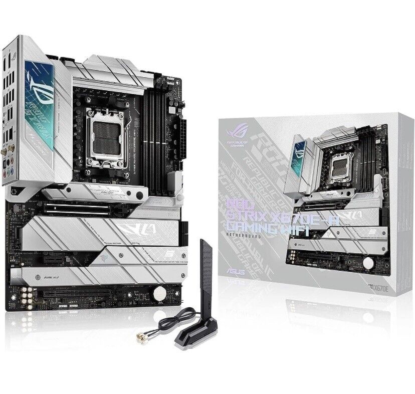 New ASUS ROG STRIX X670E-A WIFI 6E Socket AM5 (LGA 1718) Ryzen 7000 motherboard