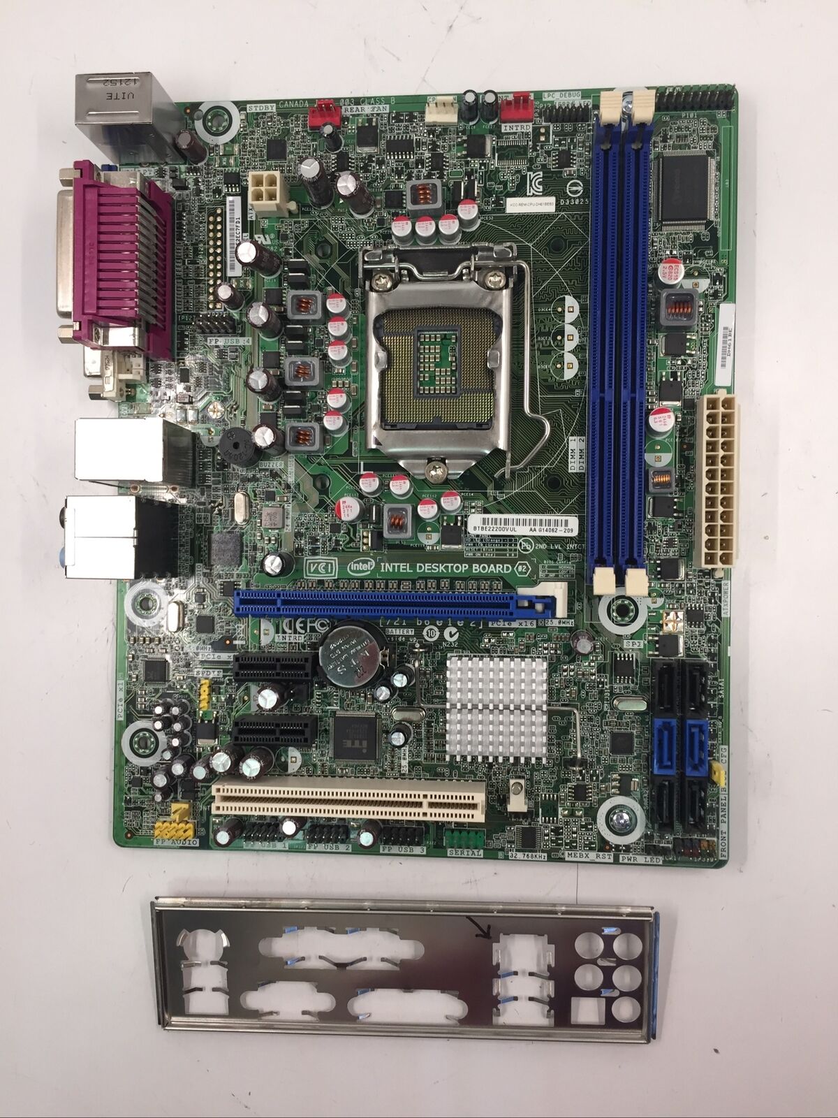 Intel DH61BE Motherboard w/ I/O Shield