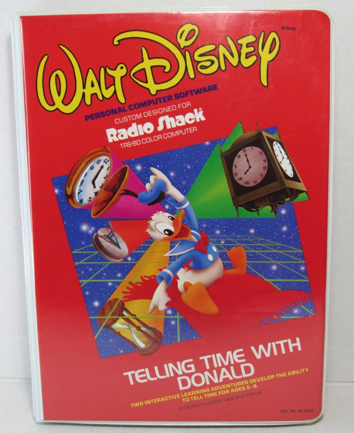 Walt Disney Telling Time With Donald TRS-80 Color Computer 26-2530 Radio Shack