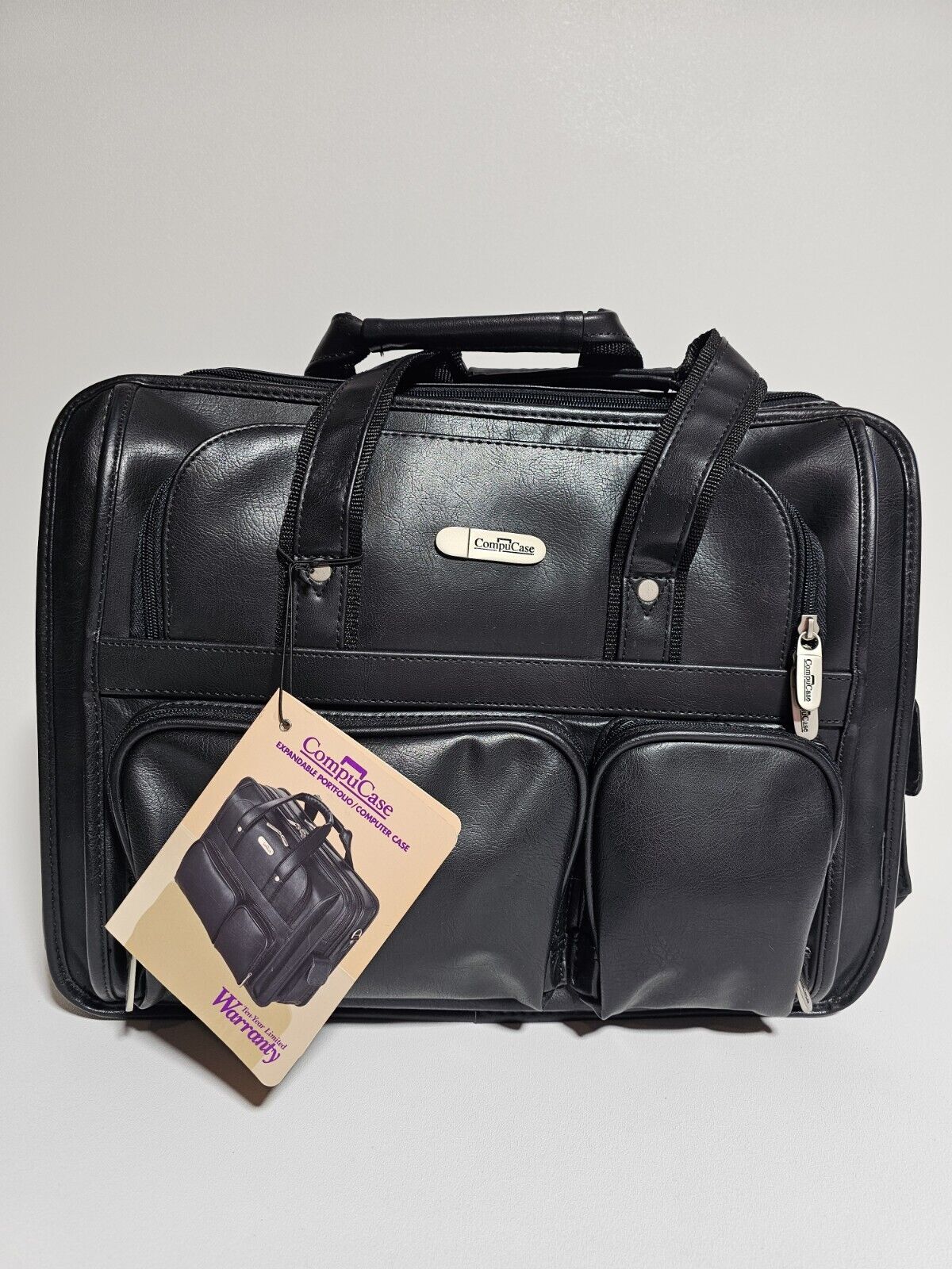 New With Tags Expandable Compu Case Briefcase Laptop Bag Cumputer Portfolio Bag