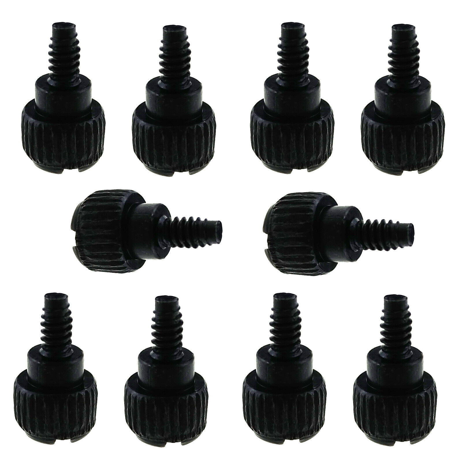 10pcs 6#-32 x6 Thumb Screws for PC Computer Case Panel Remove by Hand Tool Free