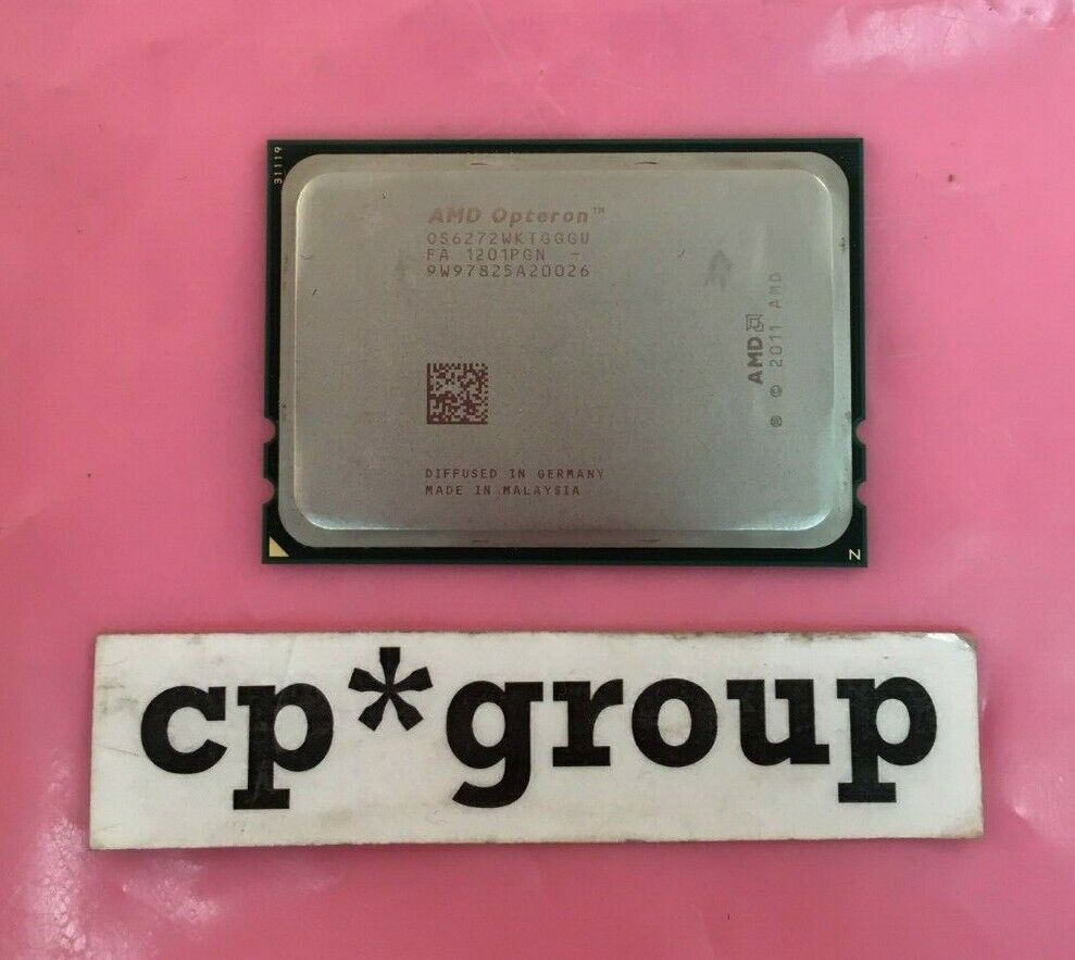 AMD OS6272WKTGGGU Opteron 6272 2.1GHz 2x 8MB L3 Socket G34 16-Core CPU Processor