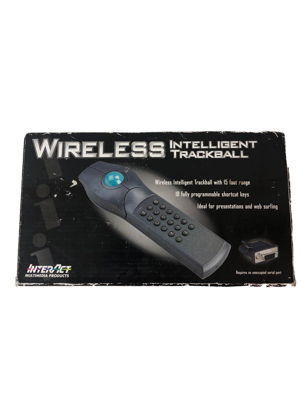 Vintage Wireless Intelligent Trackball Programmable Remote InterAct SV-2020