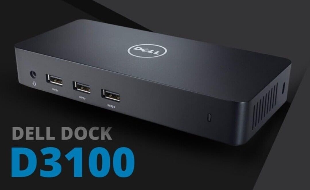 Dell USB 3.0 Ultra HD 4K Triple Display Docking Station (D3100)