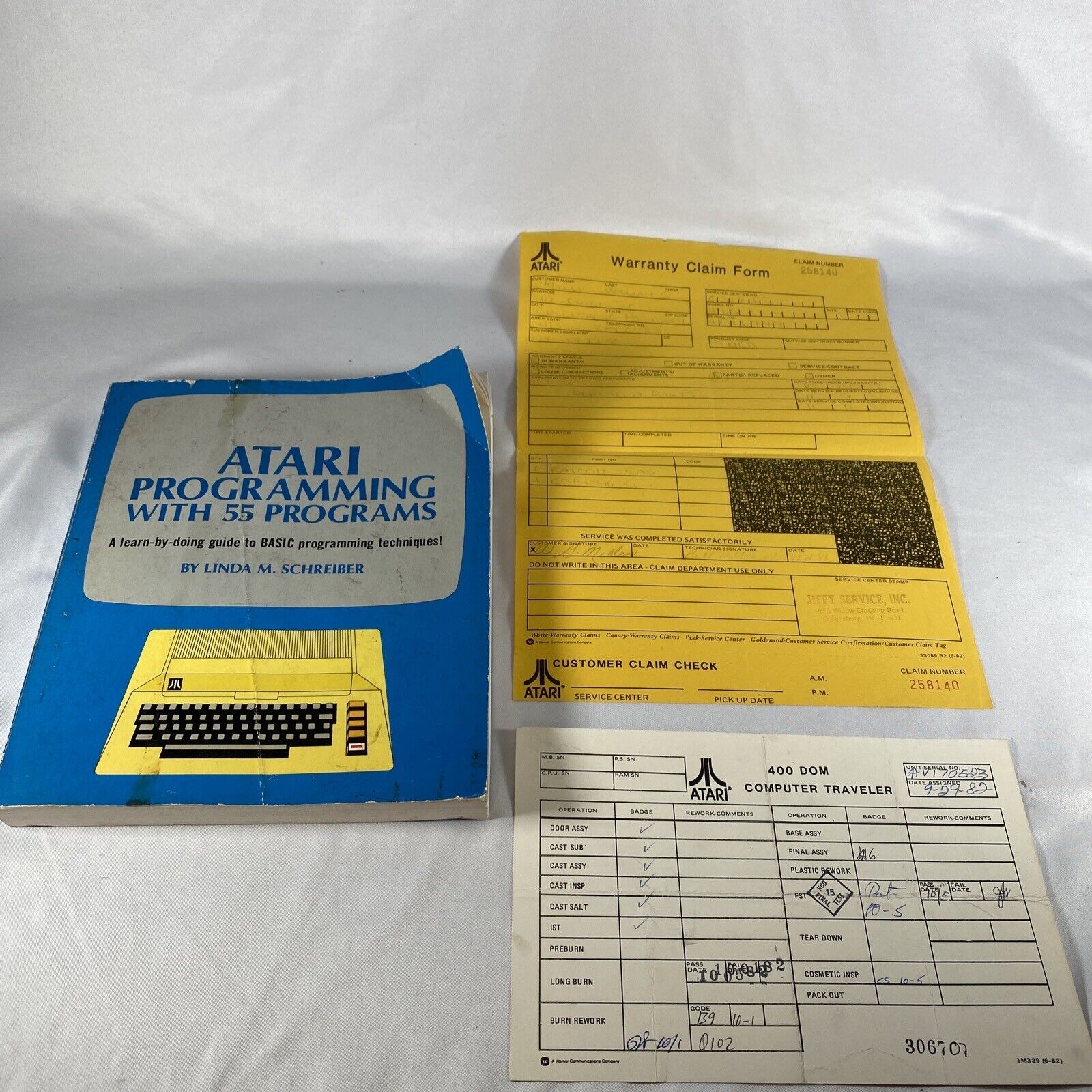 ATARI Programming with 55 Programs | Vintage Book +  Atari Ephemera
