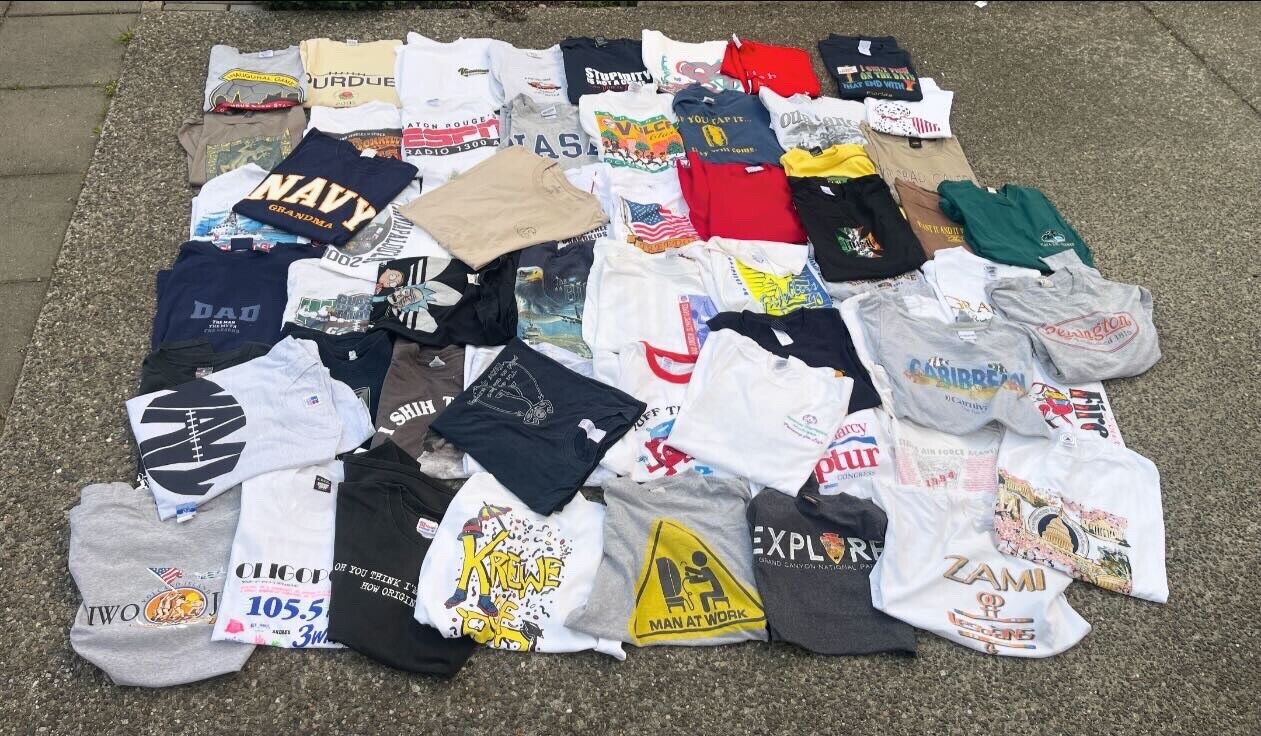 Custom Handpick Mix T-shirts Bundle Vintage And Early 2000s .Quality:50piece