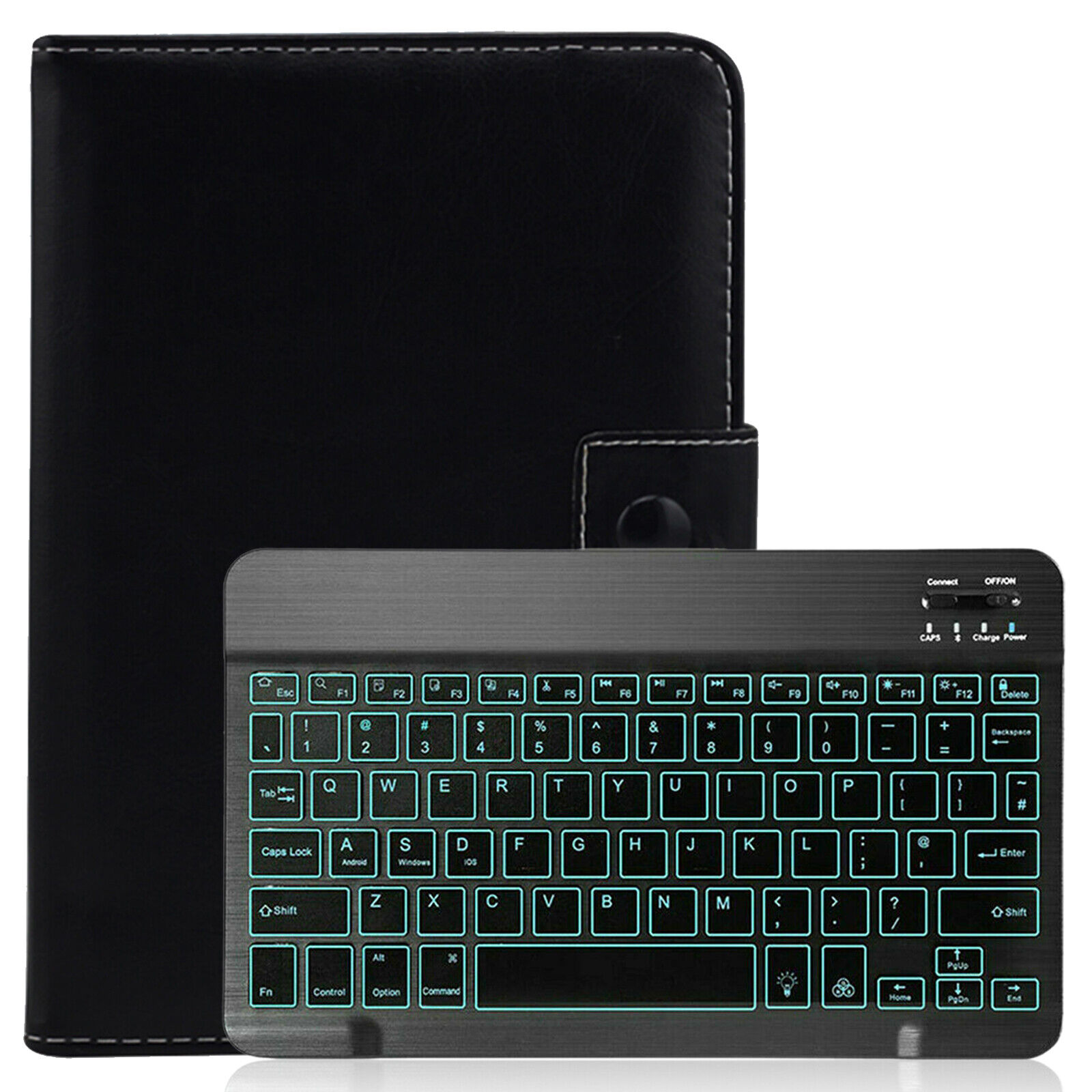 US For iPad 7th 8th 9th 10th Gen 10.2 10.9 Keyboard Universal Leather Case Cover