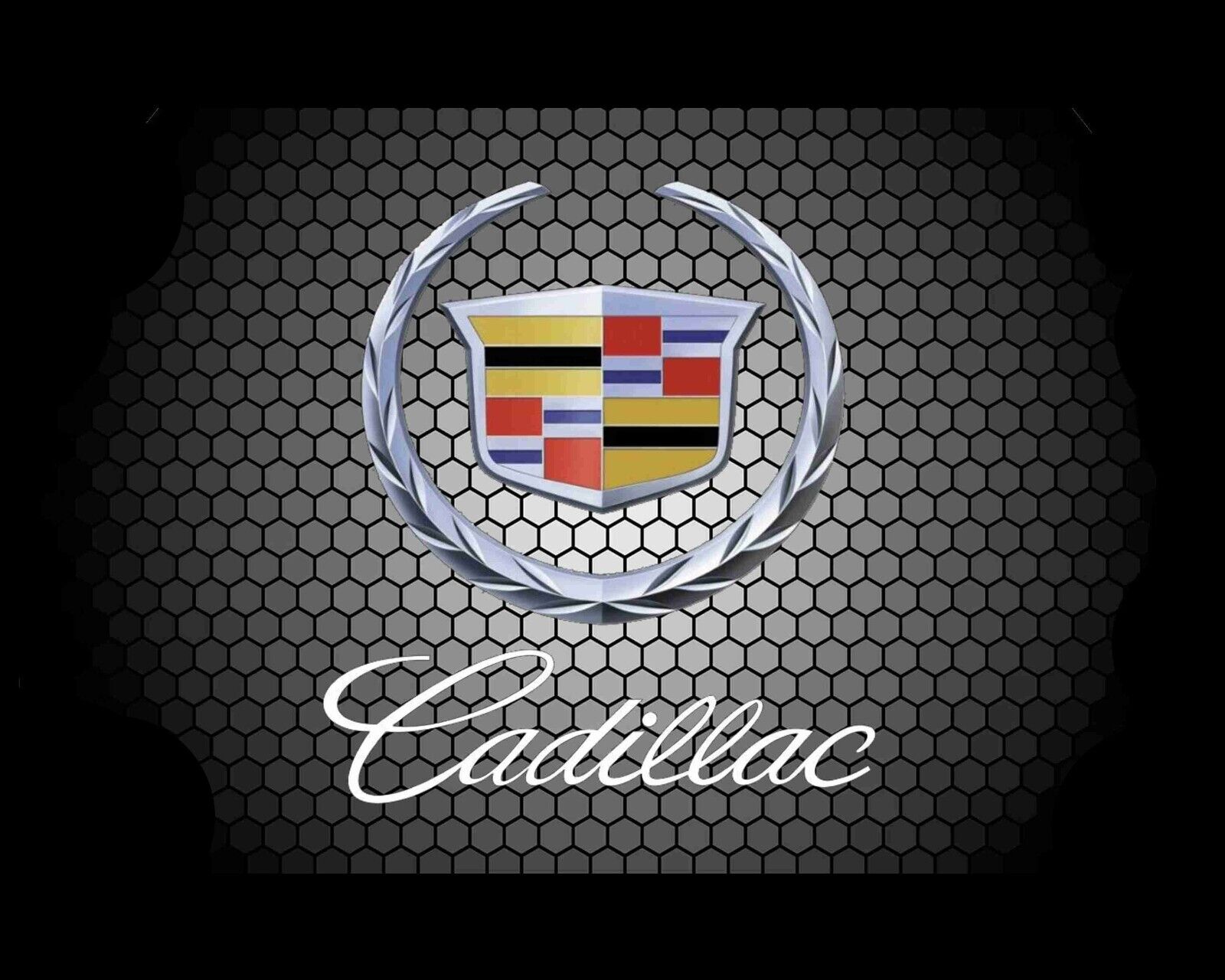 Cadillac car Mouse Pad Vintage Classic Old Car Designs Logos 7 3/4 x 9\