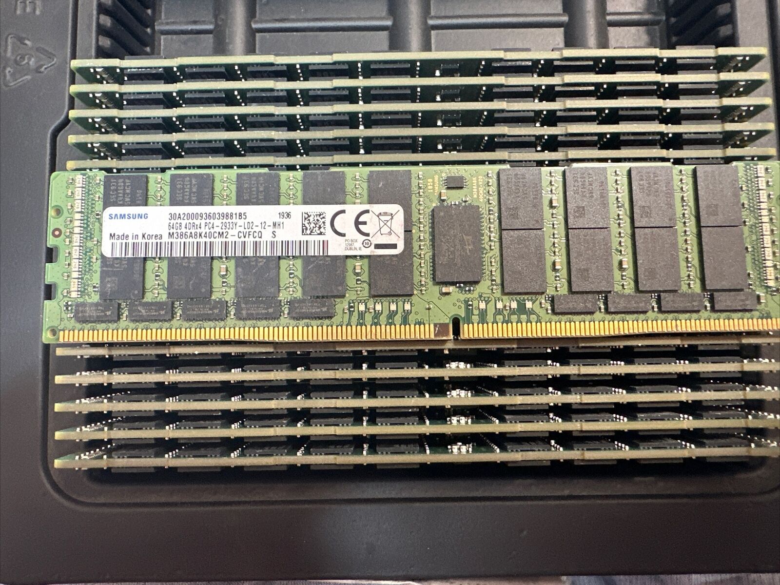 Samsung 64GB 4DRx4 PC4-2933 LRDIMM DDR4-23400 ECC Load Reduced Server Memory RAM