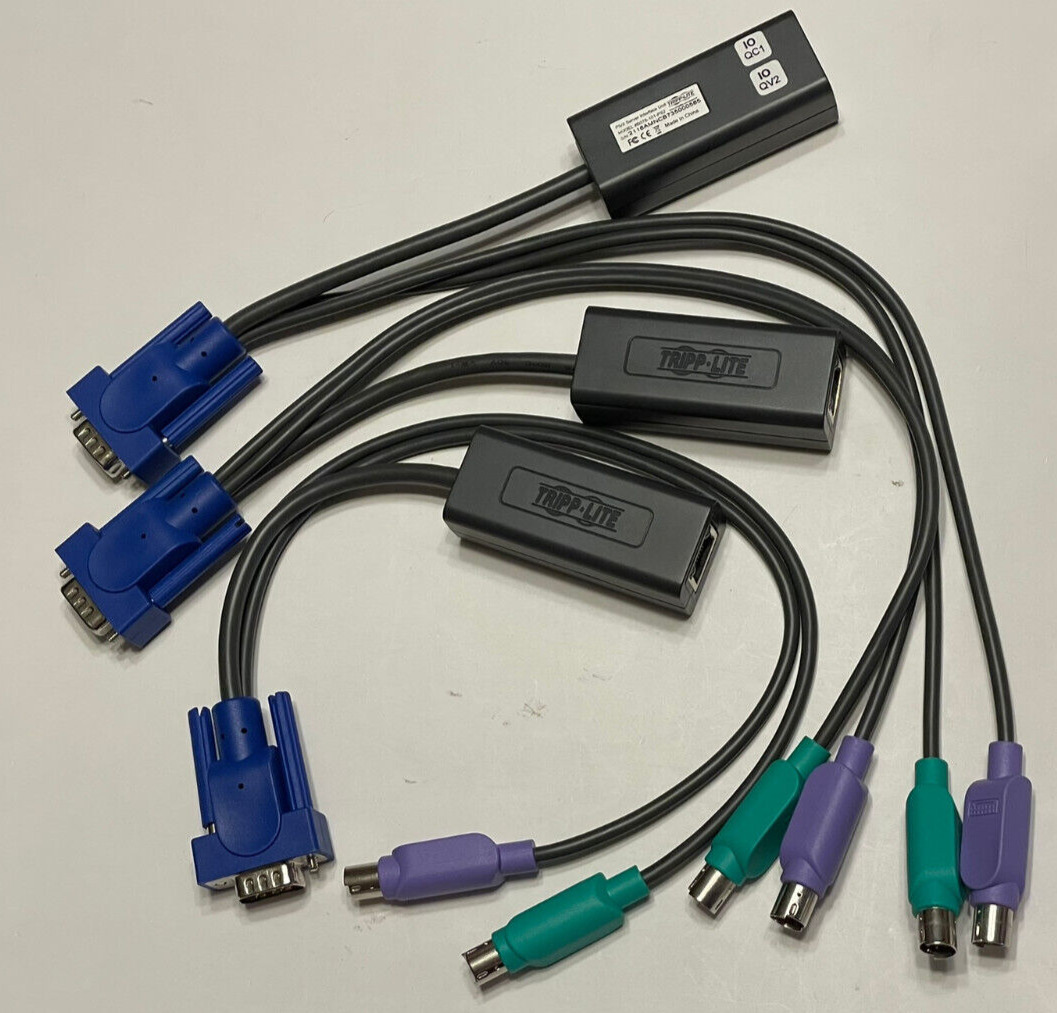 Tripp Lite B078-101-PS2 KVM Switch Cable - Black