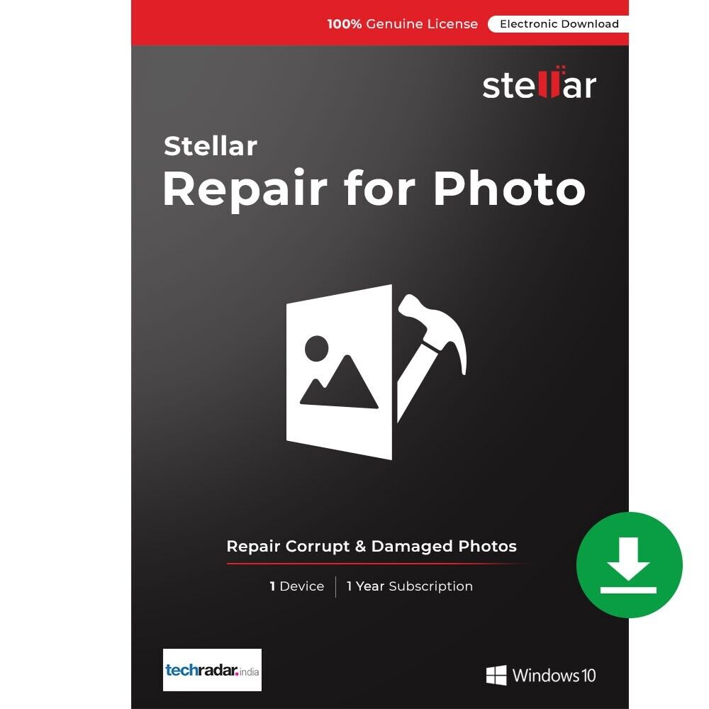 Stellar Repair for Photo Software for Windows | Email Delivery | Download