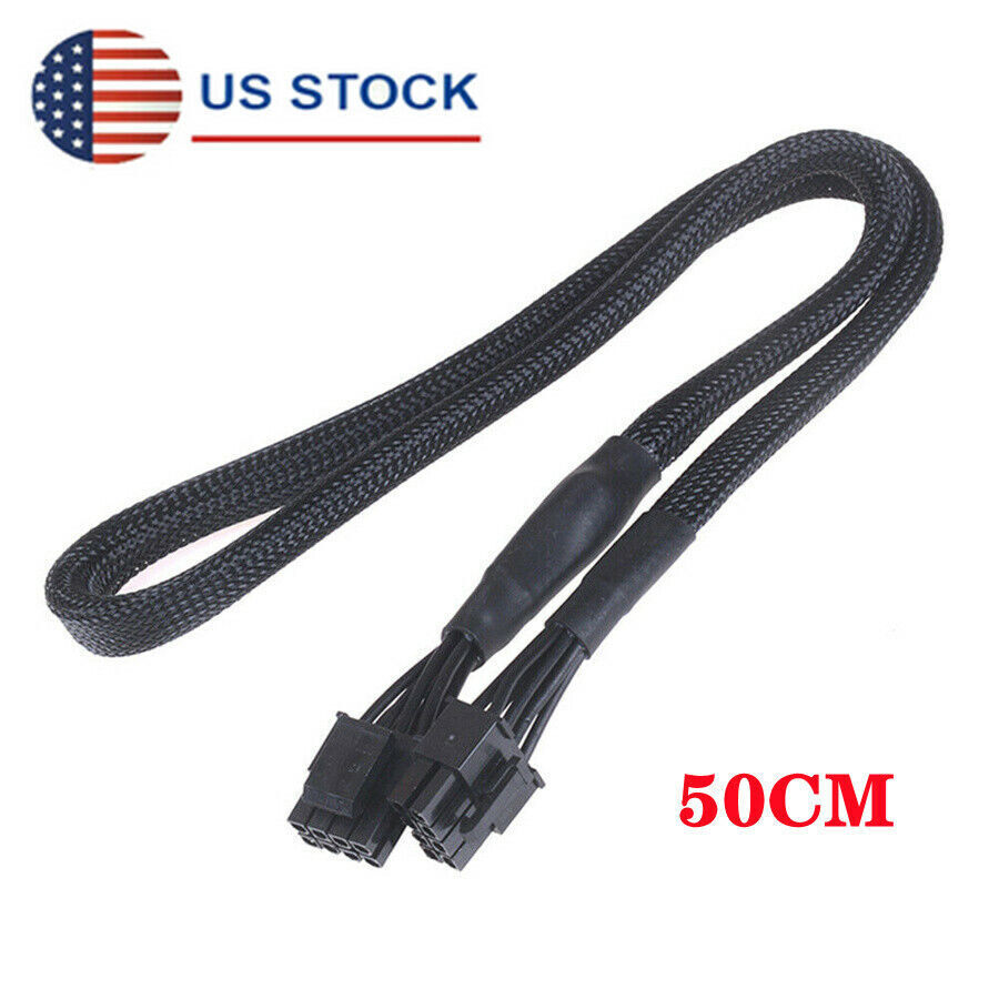 8 PIN to 4+4 - 8 PIN CPU Modular Power Supply Cable For Corsair Type 4 series US