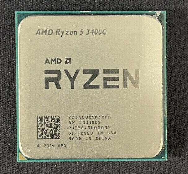 Lot of 10 x AMD RYZEN 5 PRO 3400G QUAD-CORE 3.7 GHZ SOCKET AM4 65W PROCESSOR