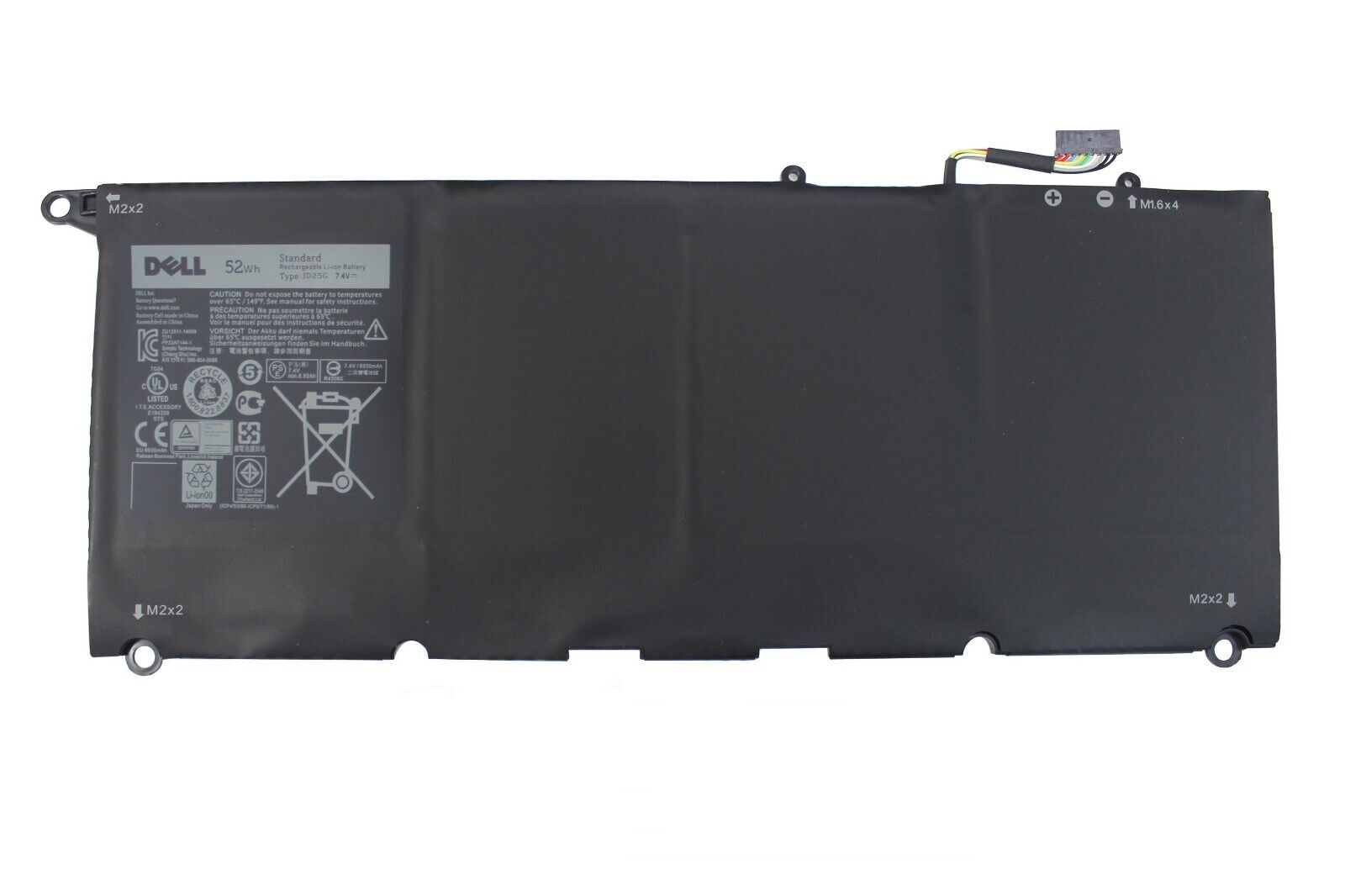 New Genuine XPS 13 9350 9343 JD25G 90V7W Battery for Dell XPS13 XPS 13 9343 9350