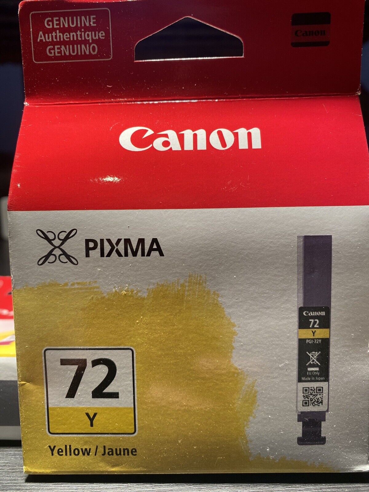 Canon PGI-72Y Yellow Ink Cartridge PRO-10 Brand New