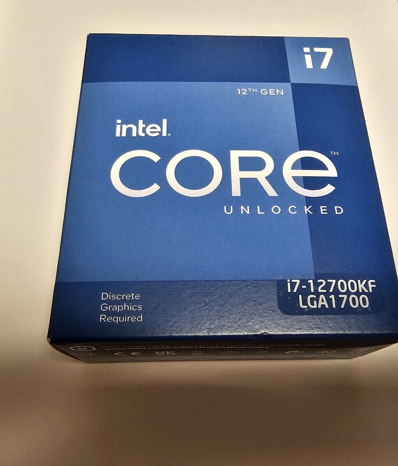 *SEALED* Intel Core i7-12700KF Desktop CPU 12-Cores/20-Threads/LGA1700/UNLOCKED