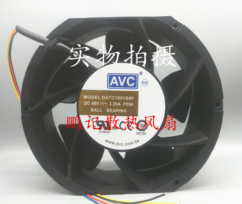 1 pcs AVC DATC1551B8F DC48V 3.25A 172*150*51 Gale volume cooling fan