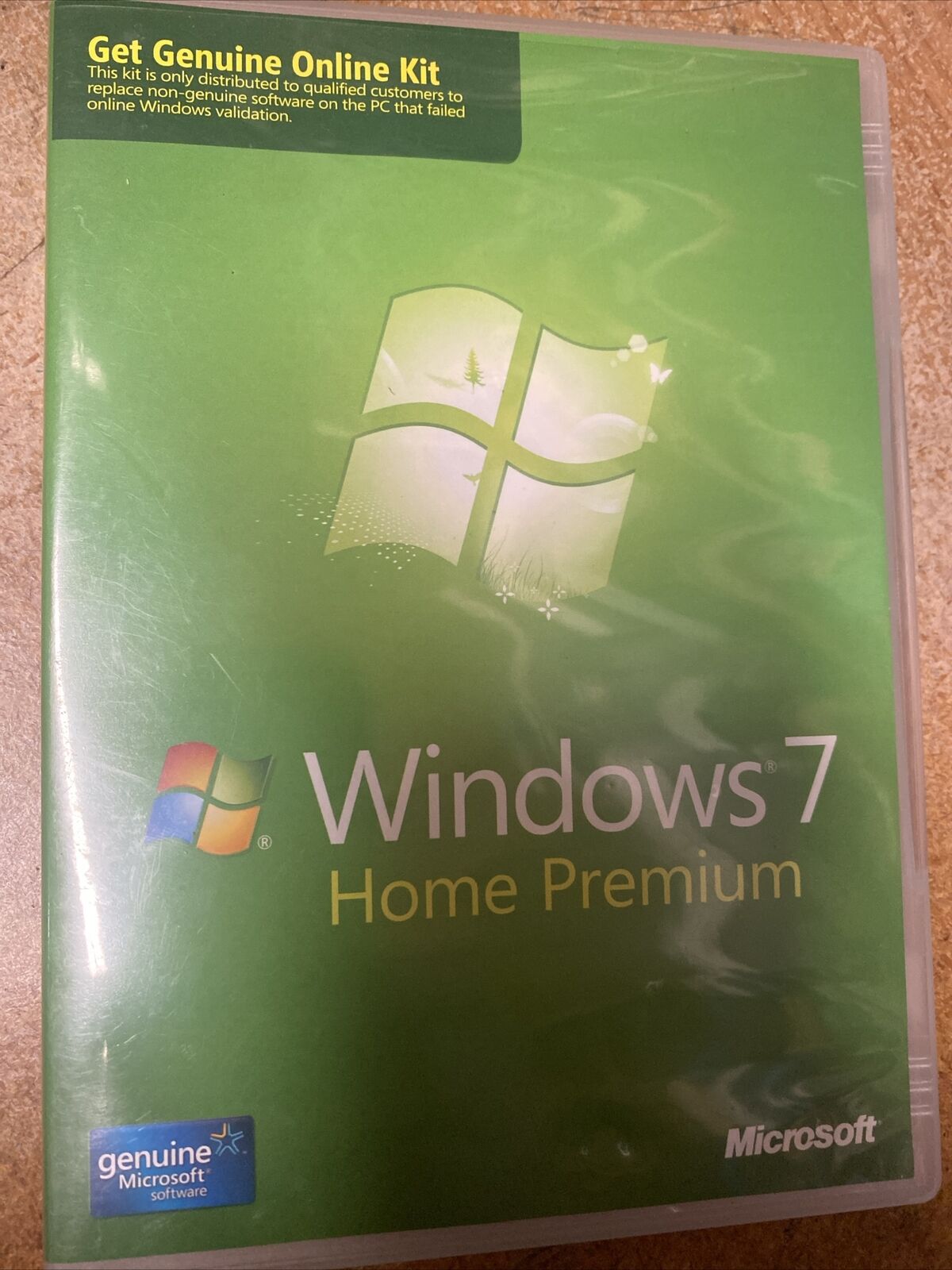 Microsoft Windows 7 Home Premium Upgrade  2 Discs 32/64 Bit Genuine Online Kit