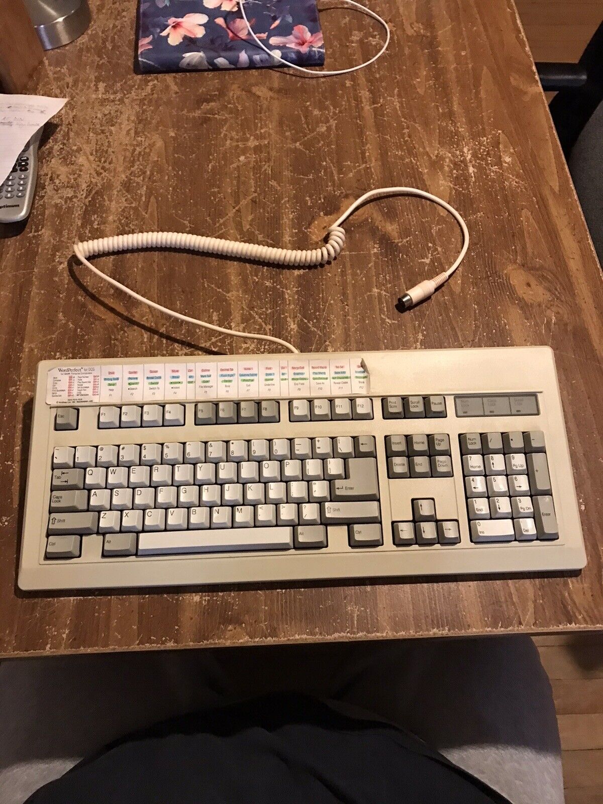 Vintage Computer Keyboard NMB Technologies RT101+ AT DIN