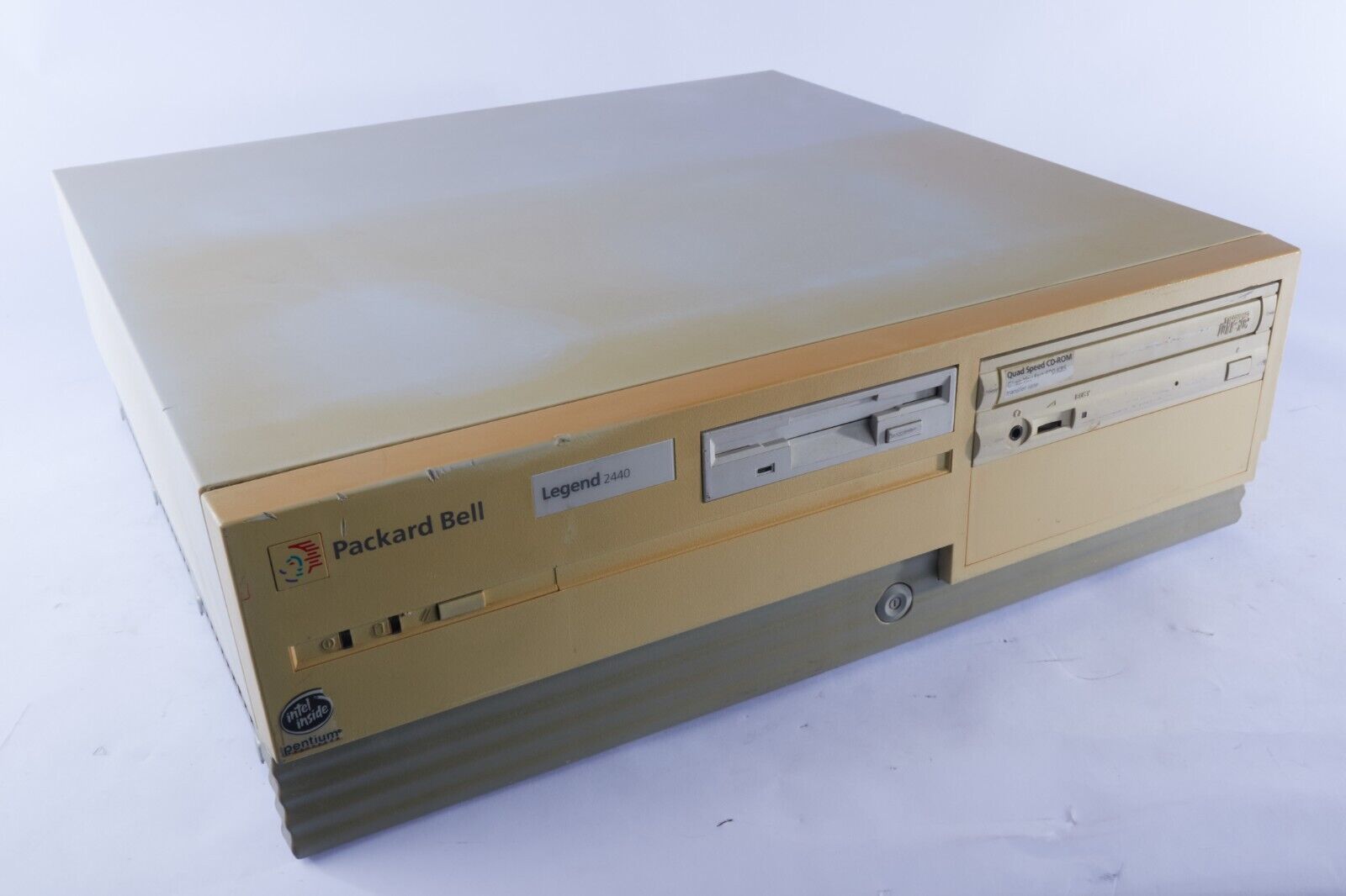 Vintage Packard Bell Legend 2440 Desktop Computer Tested 75MHz Pentium Retro