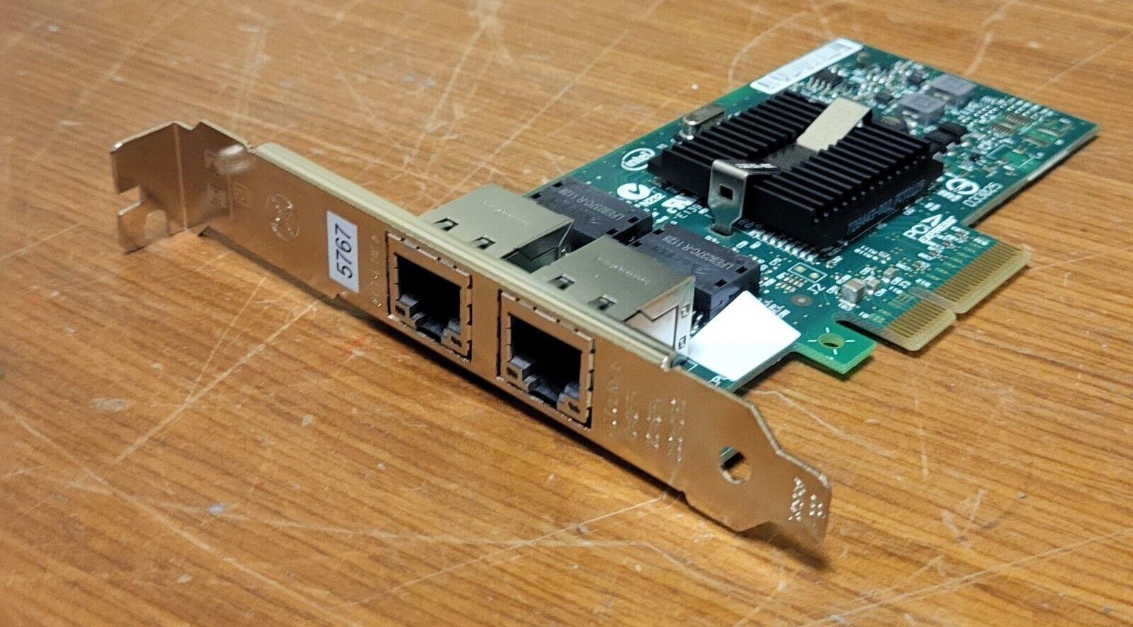 CPU-D49919(B) Intel PT Gigabit Dual Port PCI-E Network Card- Low Profile #759@
