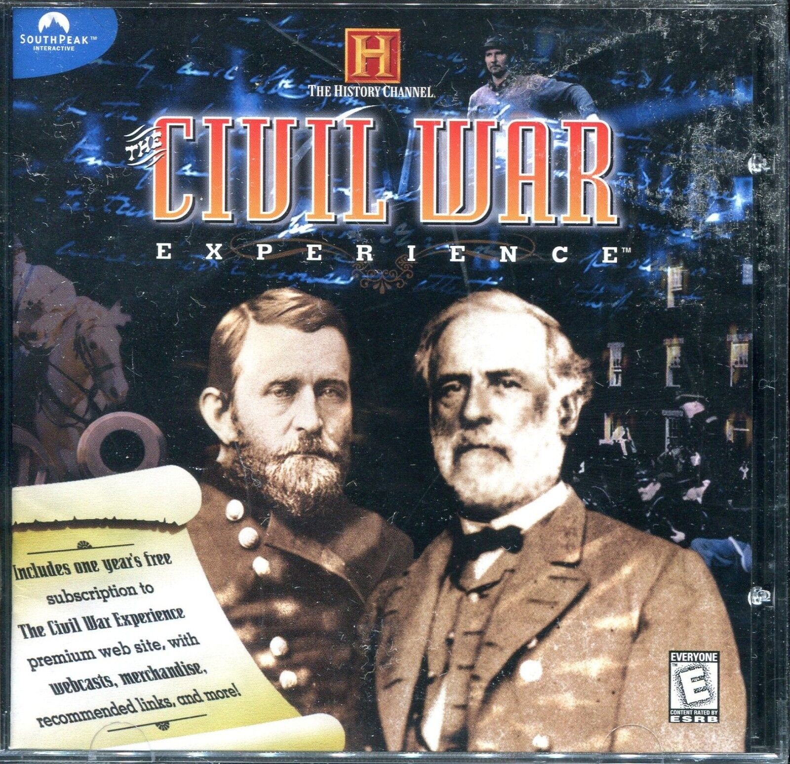 THE CIVIL WAR EXPERIENCE - THE HISTORY CHANNEL - SOUTHPEAK INTERACTIVE - 1999