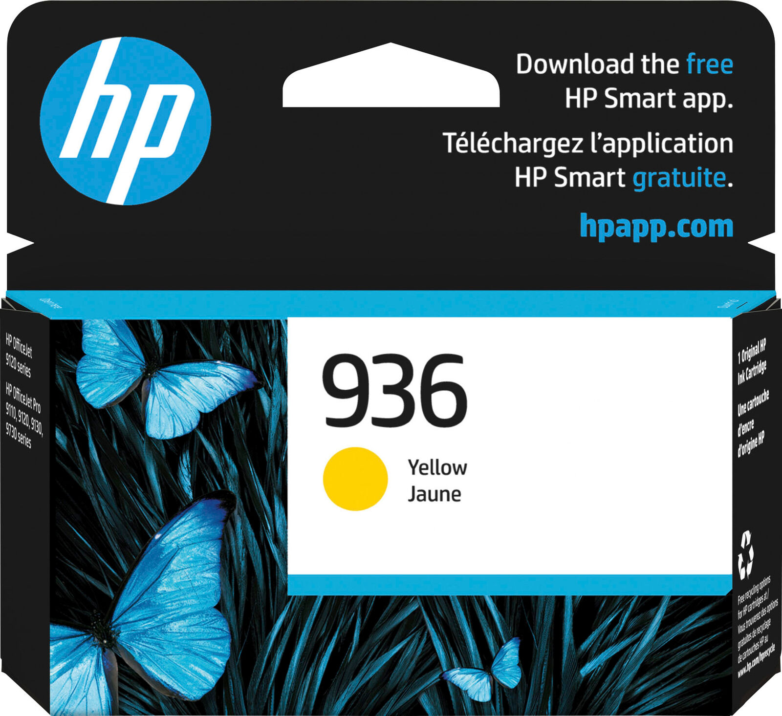 HP - 936 Standard Capacity Ink Cartridge - Yellow