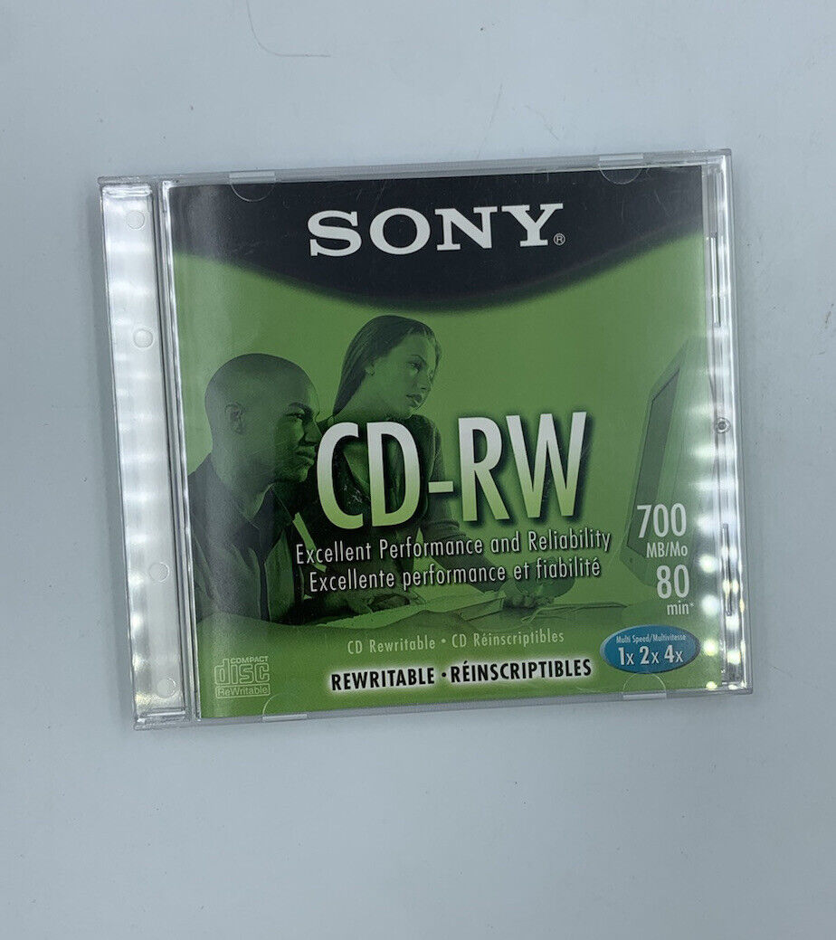 Sony CD-RW 700MB 80 min One Pack New