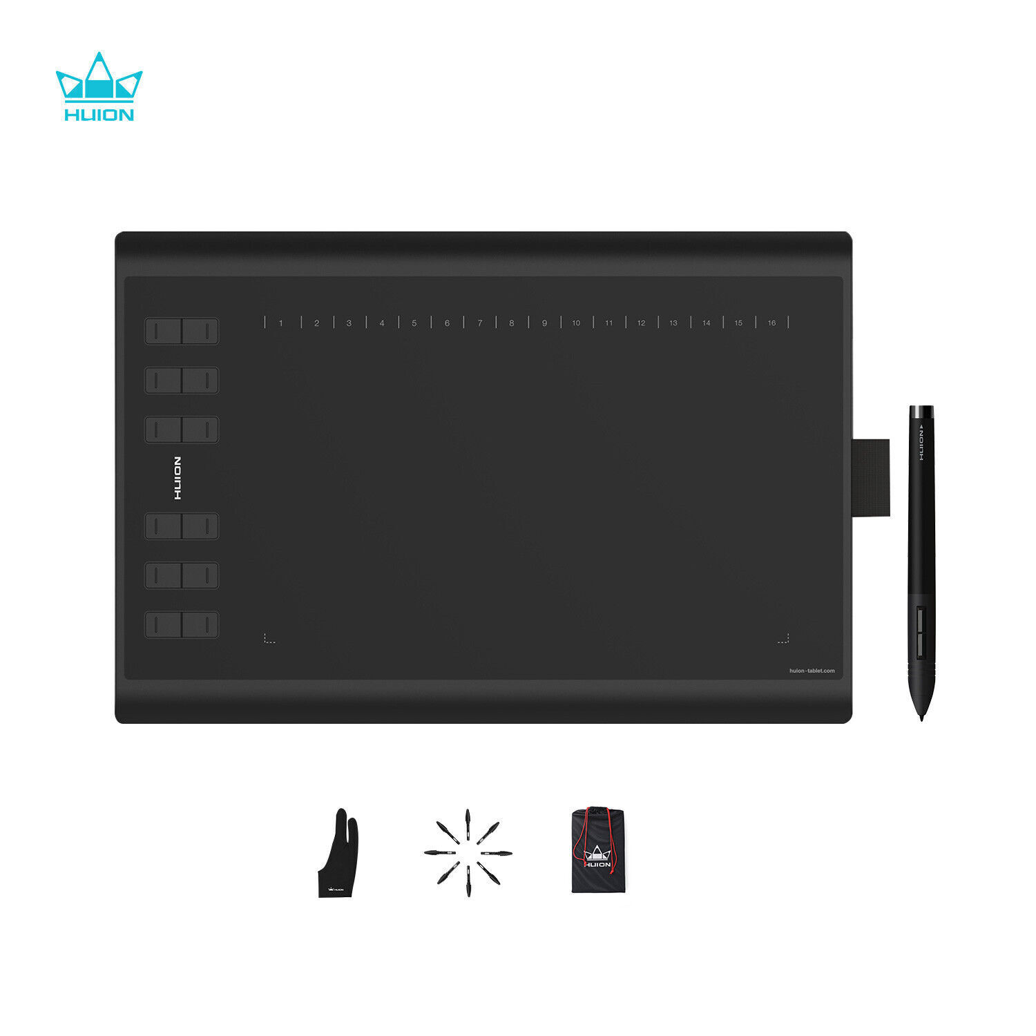 Huion Inspiroy 1060PLUS Graphics Drawing Tablet - Black