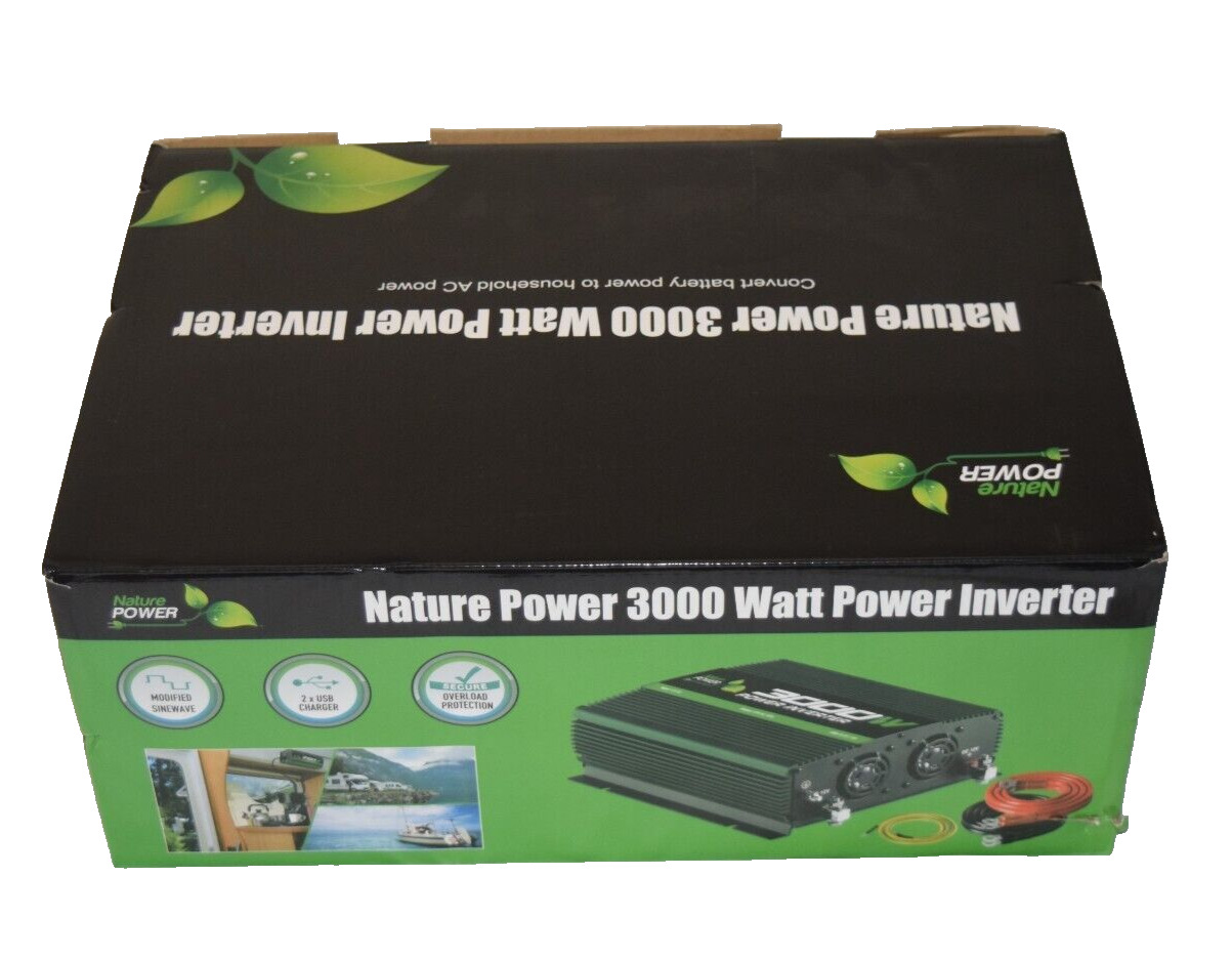 Nature Power 3000 Watt Power Inverter - 37003 - BRAND NEW