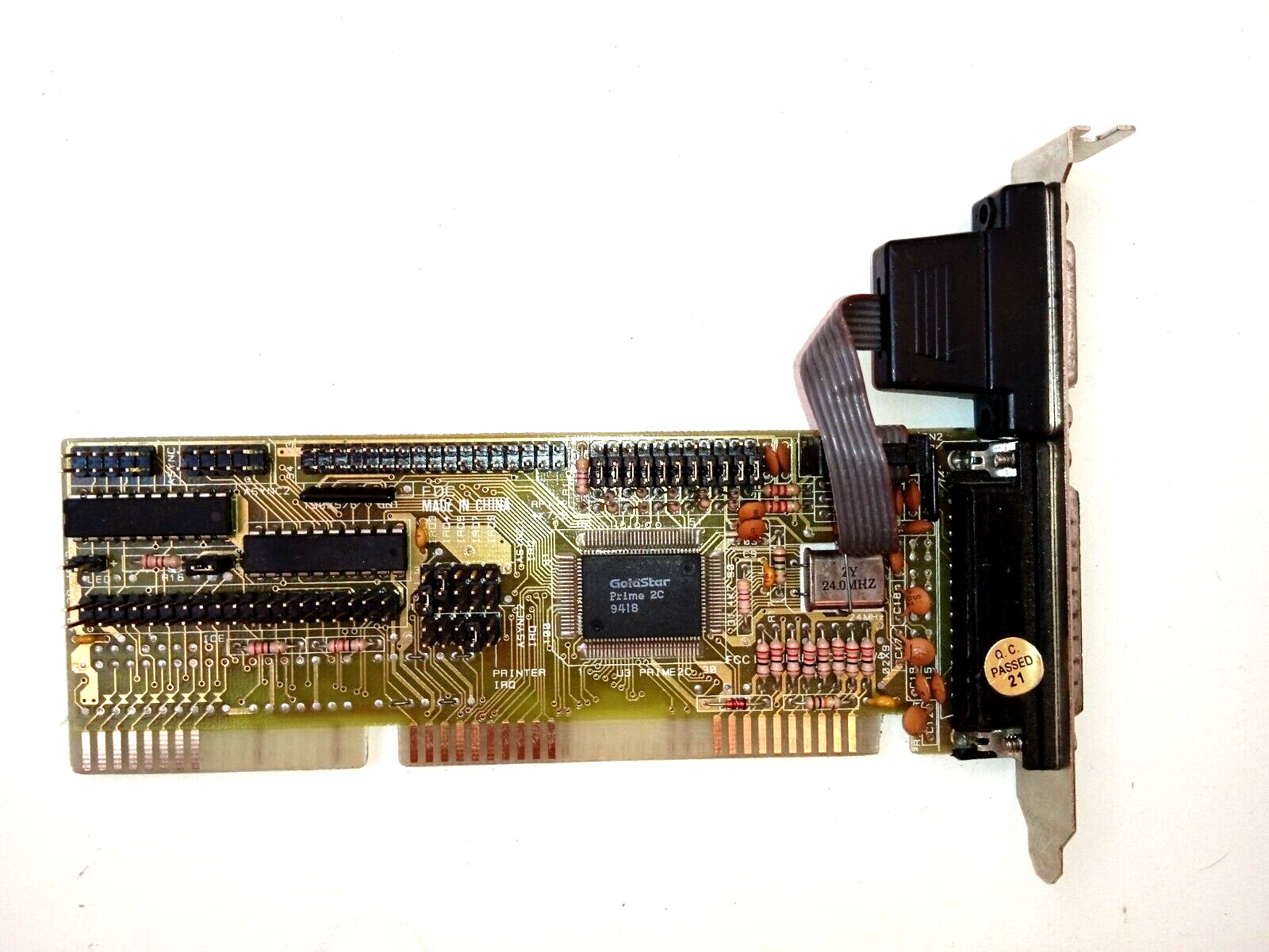 ISA IDE Controller I/O Card 16 bit EIDE - Goldstar Prime 2C Enhanced