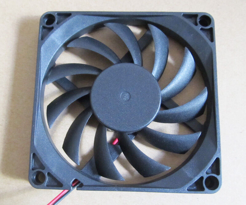 10x Brushless DC Cooling Fan 80x80x10mm 8010 11 blades 5V 12V 24V 0.15A 2pin fan