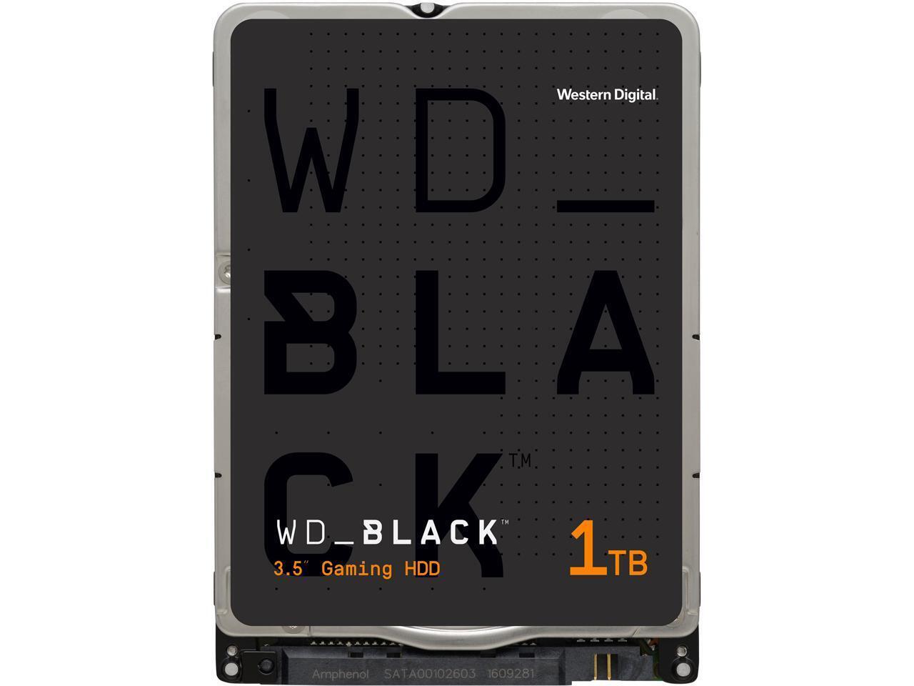 WD Black 1TB Hard Drive - 7200 RPM SATA 6Gb/s 64MB Cache 2.5 Inch