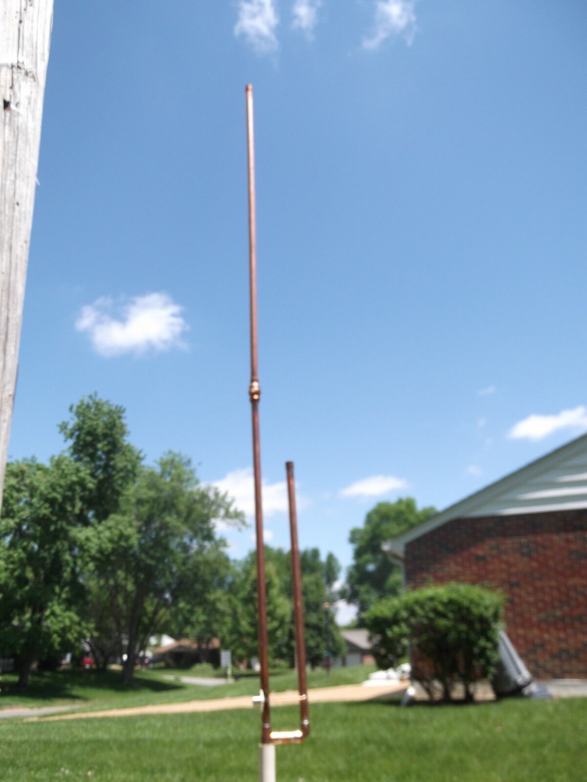 2 Meter Dual Band Collapsible Copper J Pole Antenna-  included