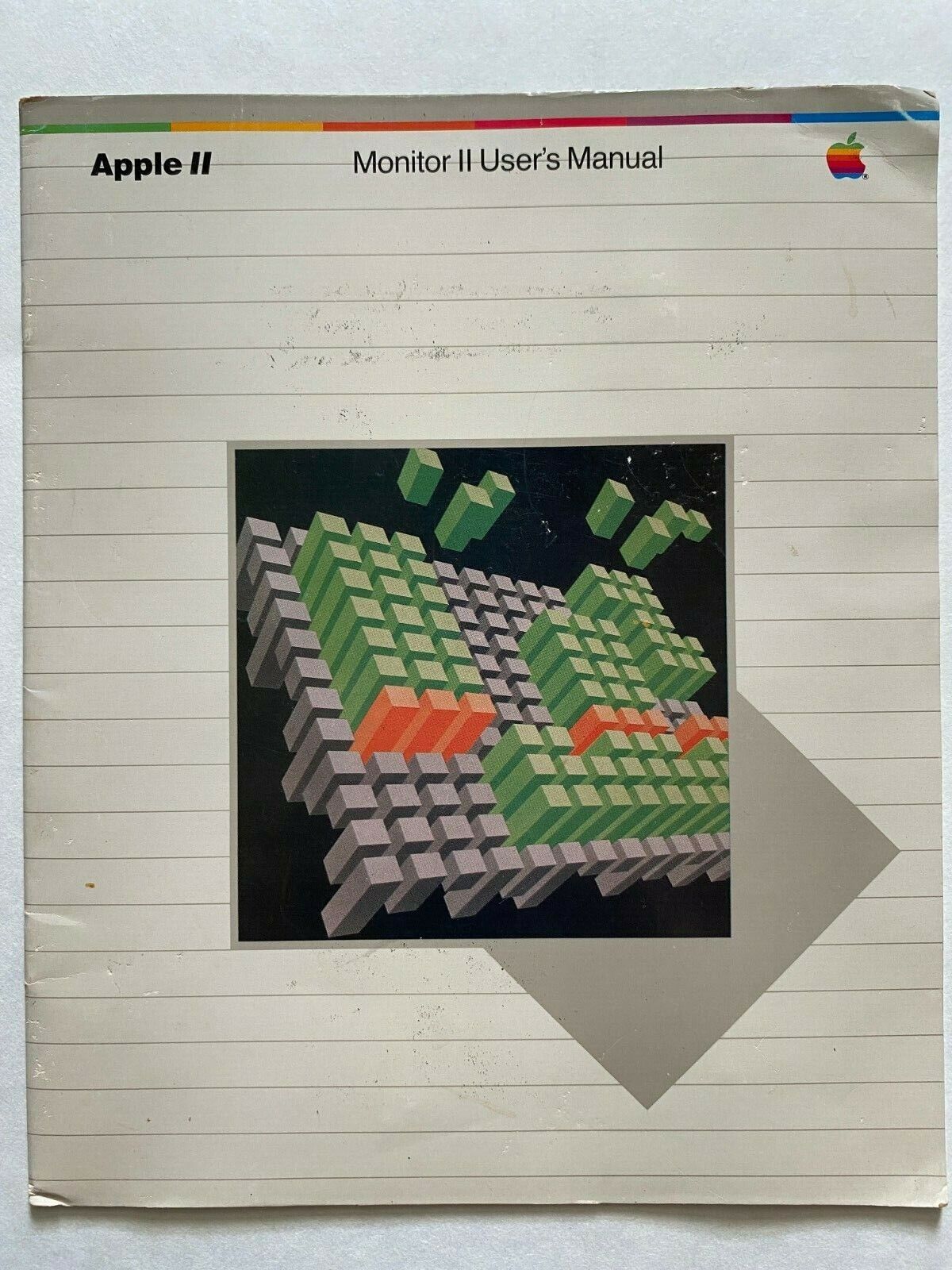 Vintage 1982 Macintosh Mac Apple II Computer Monitor II Users Manual Info Guide