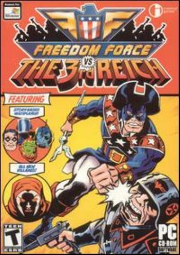 Freedom Force vs. the Third Reich w/ Manual PC CD comic book heroes fight game