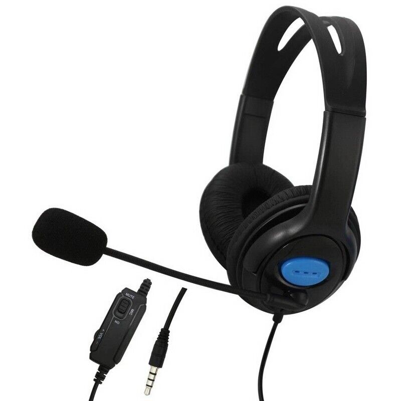 Wired Stereo Bass Surround Gaming Headset for PS4 New Xbox One PC with Mic
