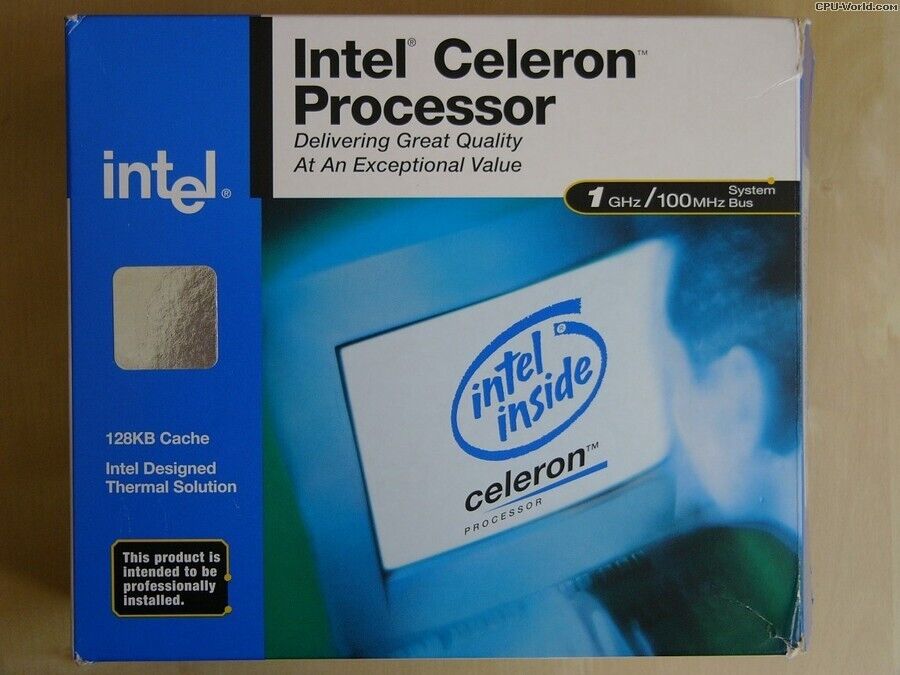 Brand New SEALED Intel SL5XQ Socket 370 with Cooling Fan