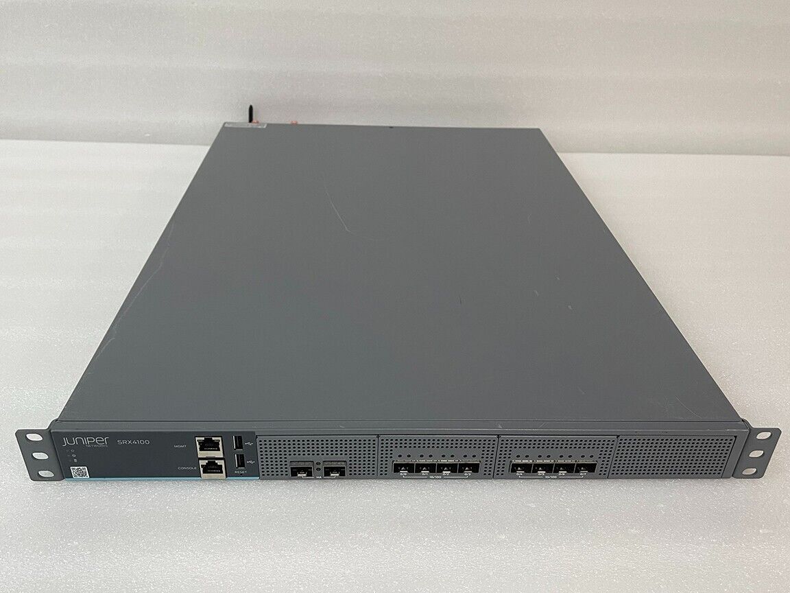 Juniper SRX4100-SYS-JB-AC 8-Port 10G SFP+ Secure Services Gateway Appliance