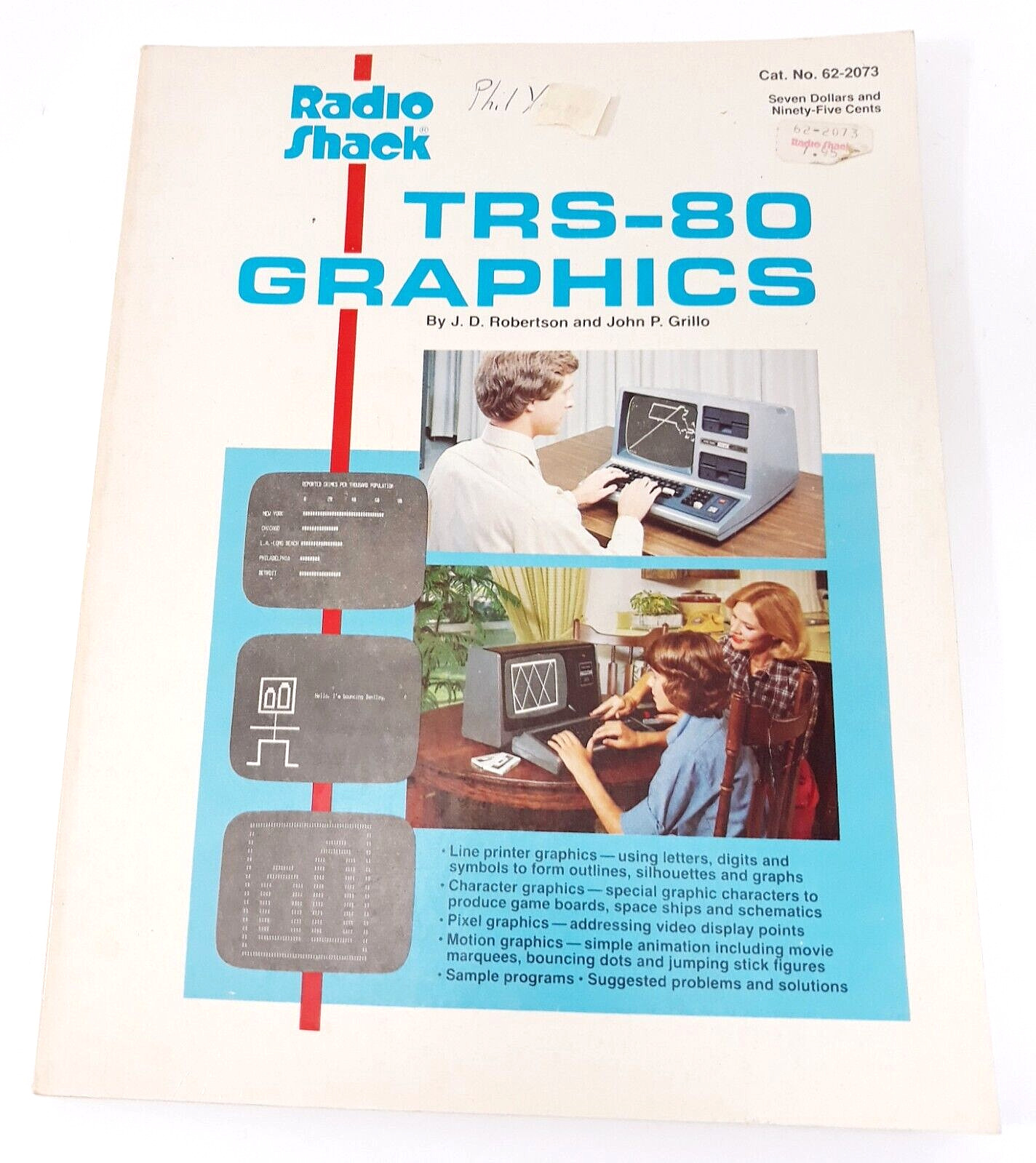 Vtg Radio Shack TRS-80 GRAPHICS Manual 62-2073 Introduction to Graphics 1981