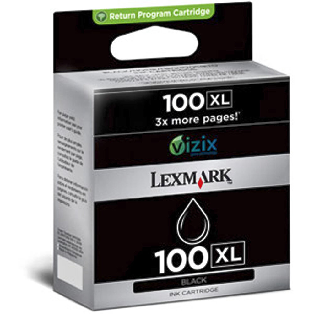 Lexmark 100 XL Genuine Black INK 100xl for S815 S301 S305 S405 S505 S605 Pro905