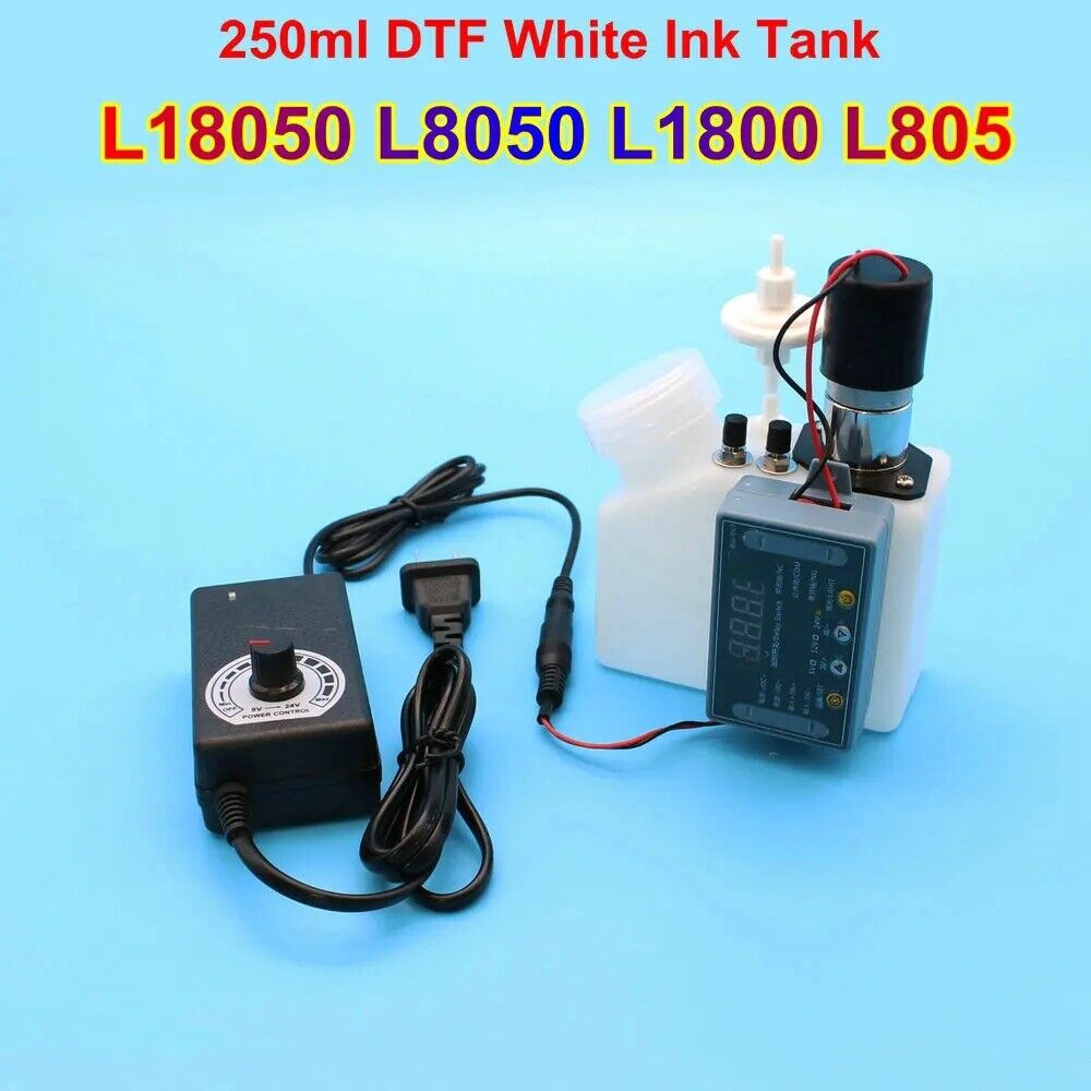 DTF White Ink tank CISS for L1800 L805 L18050 L8050 L800 ET8550 1390 1410 1430