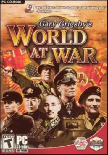 Gary Grigsby\'s World at War w/ Manual PC CD World War II strategy sim game BOX