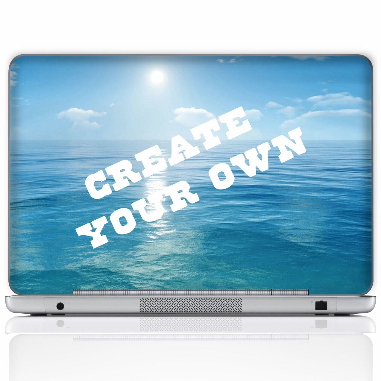 Personalized Laptop Skin Sticker, Customized Your Own Image (w. 2 Wrist Pads)