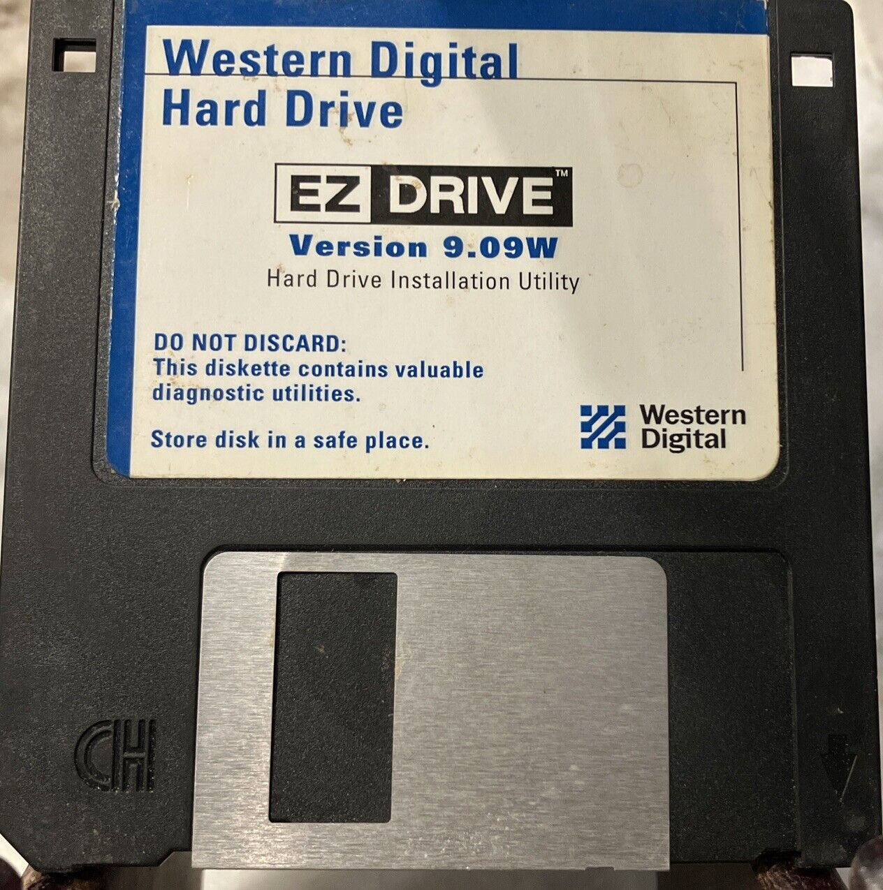 Vintage Computer Software Western Digital EZ Drive v9.09w on 3.5\