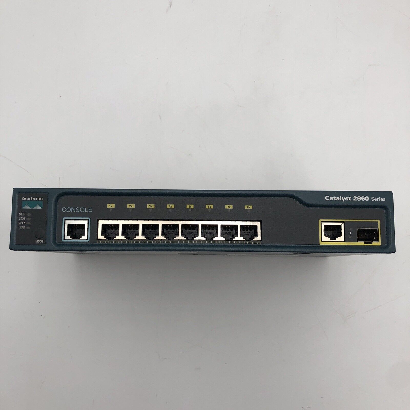 Used Cisco Catalyst 2960 WS-C2960 8-Port Switch POWERS ON READ