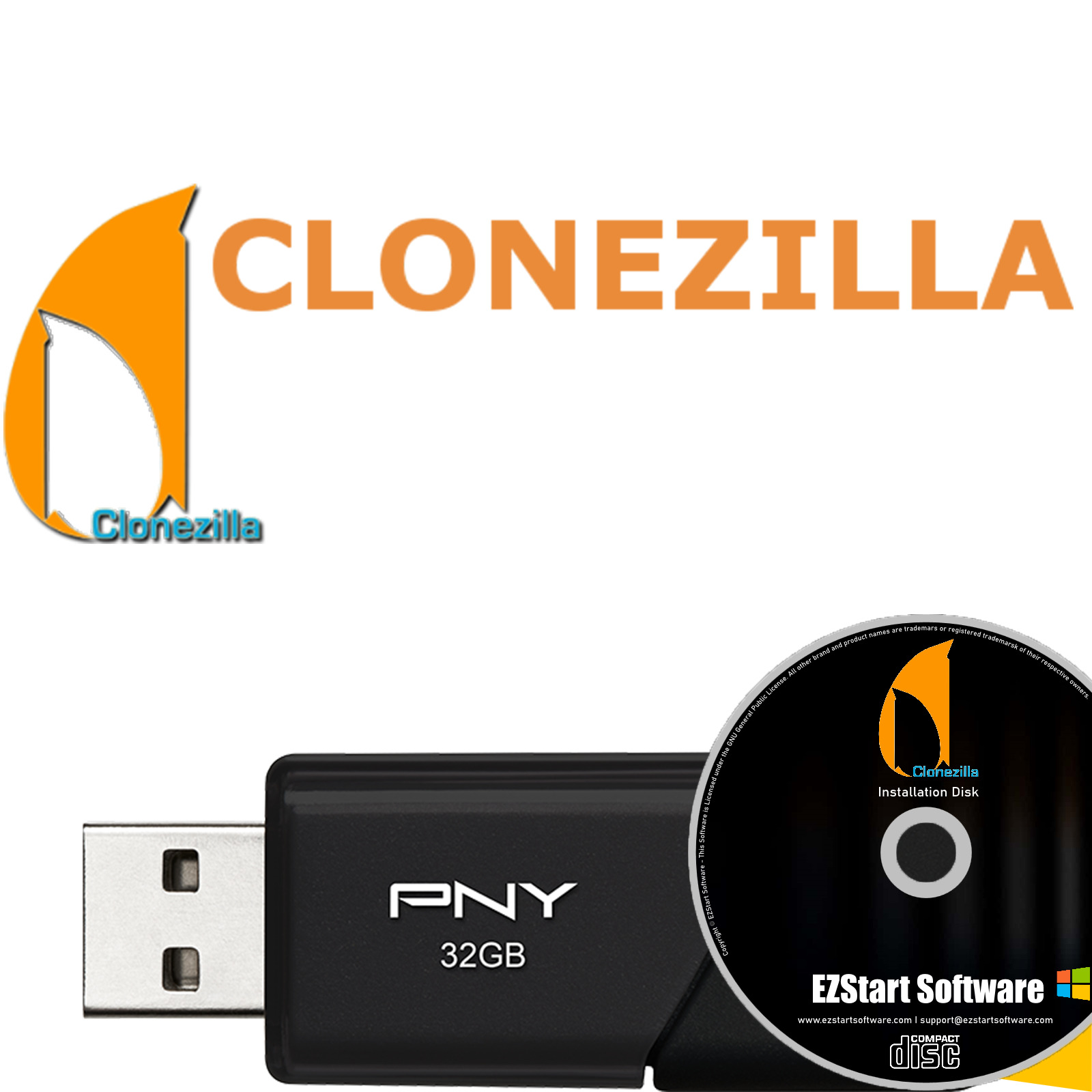 Clonezilla A Partition & Disk Imaging/Cloning Program on CD/USB