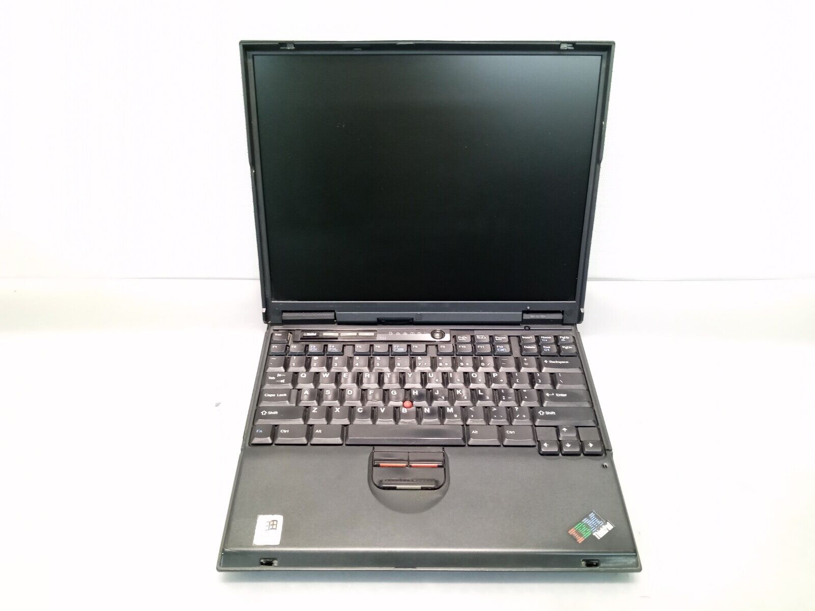 Vintage IBM Thinkpad T21 Laptop PIII 850MHz 384mb RAM 40GB BIOS LOCKED AS-IS