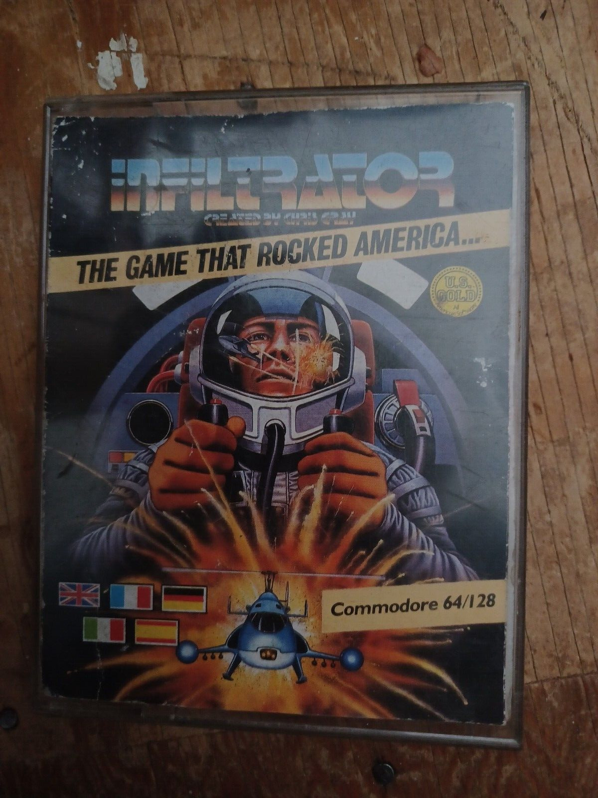 Vintage Commodore 64 128  INFILTRATOR software - Tested and works