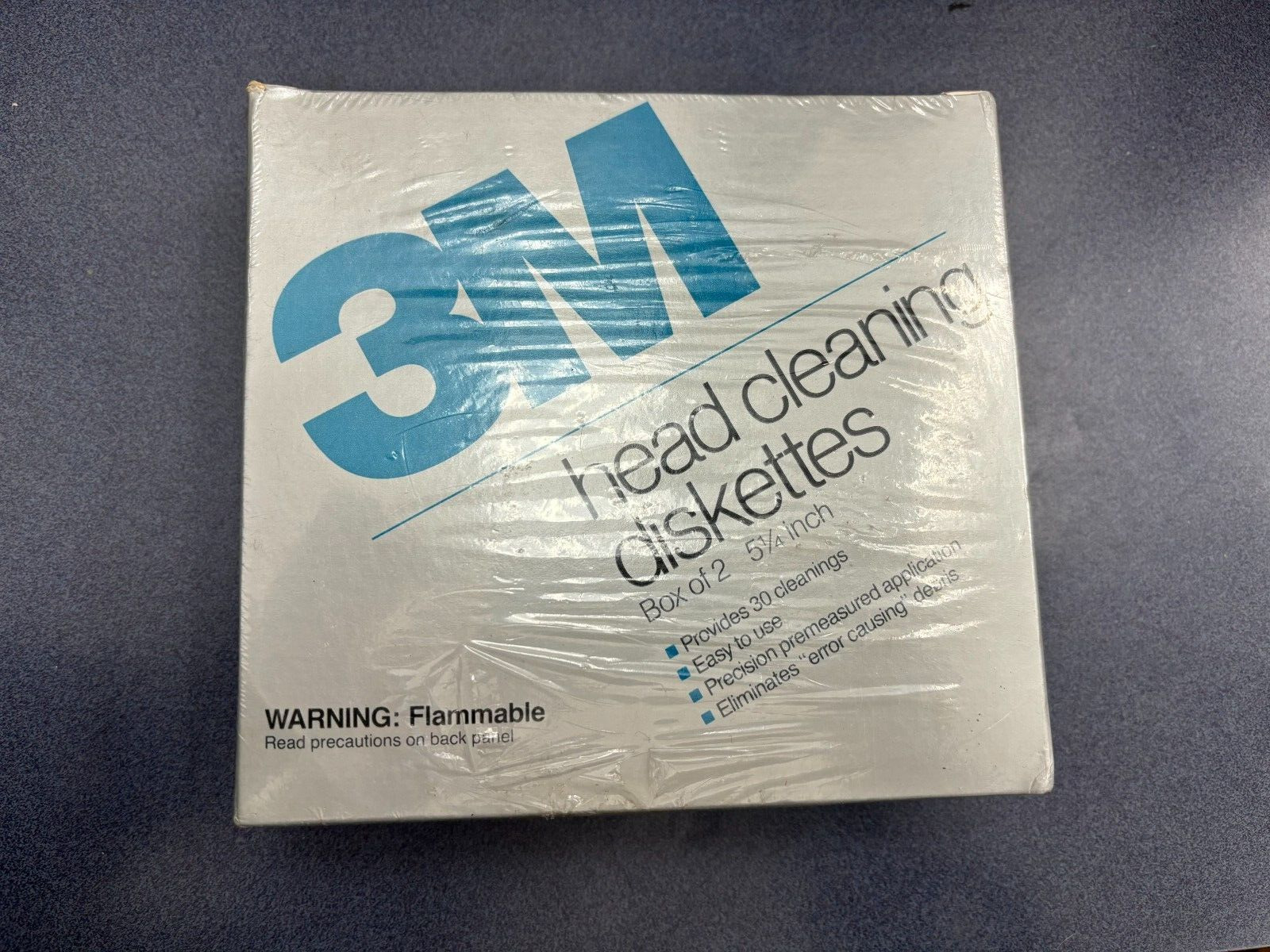 NEW Sealed 3M Head Cleaning Diskettes Kit Box of 2 x 5.25\